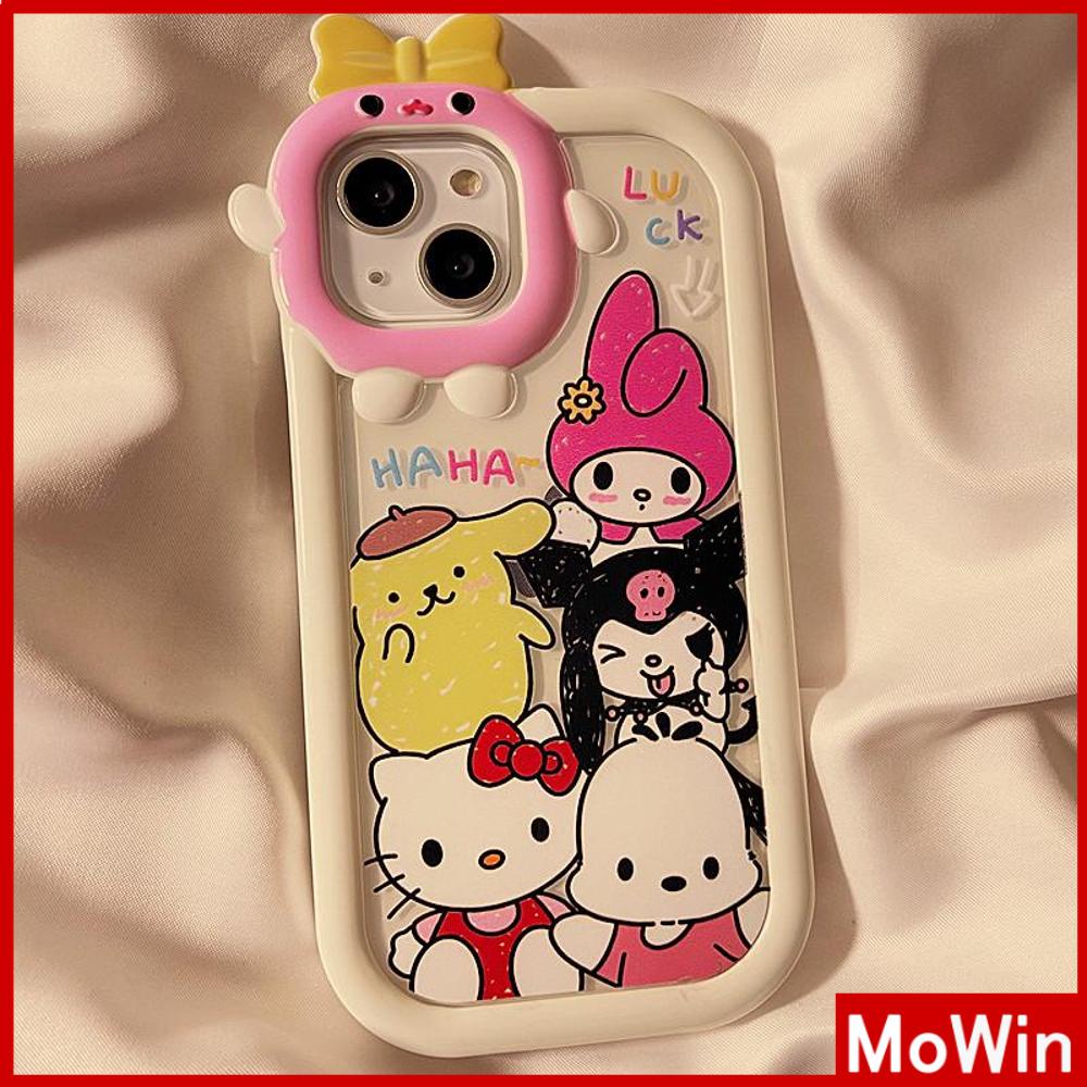 Ốp điện thoại silicon mịn tay in hoạt hình thích hợp cho iPhone 11 Pro Max 13 Pro Max 12 Pro Max 7Plus xr XS Max