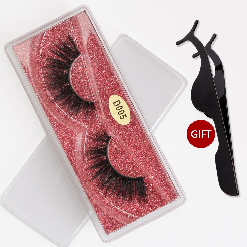 1 cặp mi giả 3D MAGEFY + nhíp nối mi