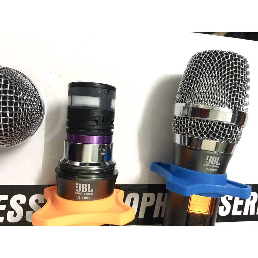 Micro Không Dây JBL K1000 Có Tự Ngắt - Dò Tần Số Sóng.Dòng Mic Chuyên Karaoke Gia Đình,Phòng Trà,Quán Hát..