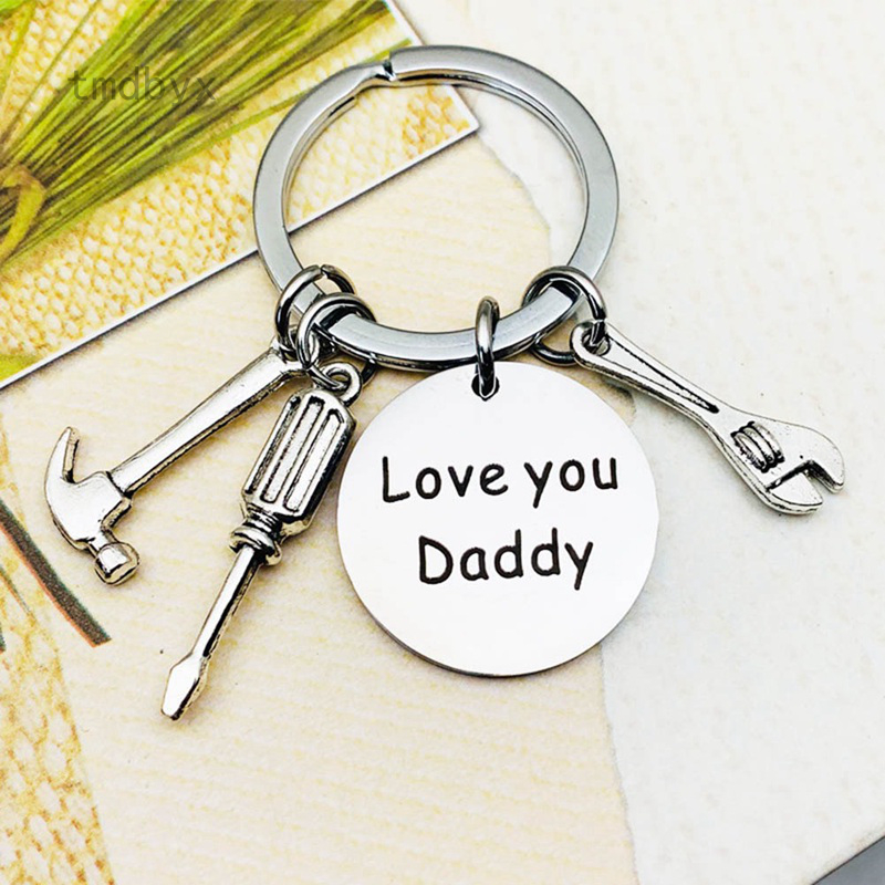 Tmdbyx   Móc Khóa Khắc Chữ Ý Nghĩa Dùng Làm Quà Tặng Cha