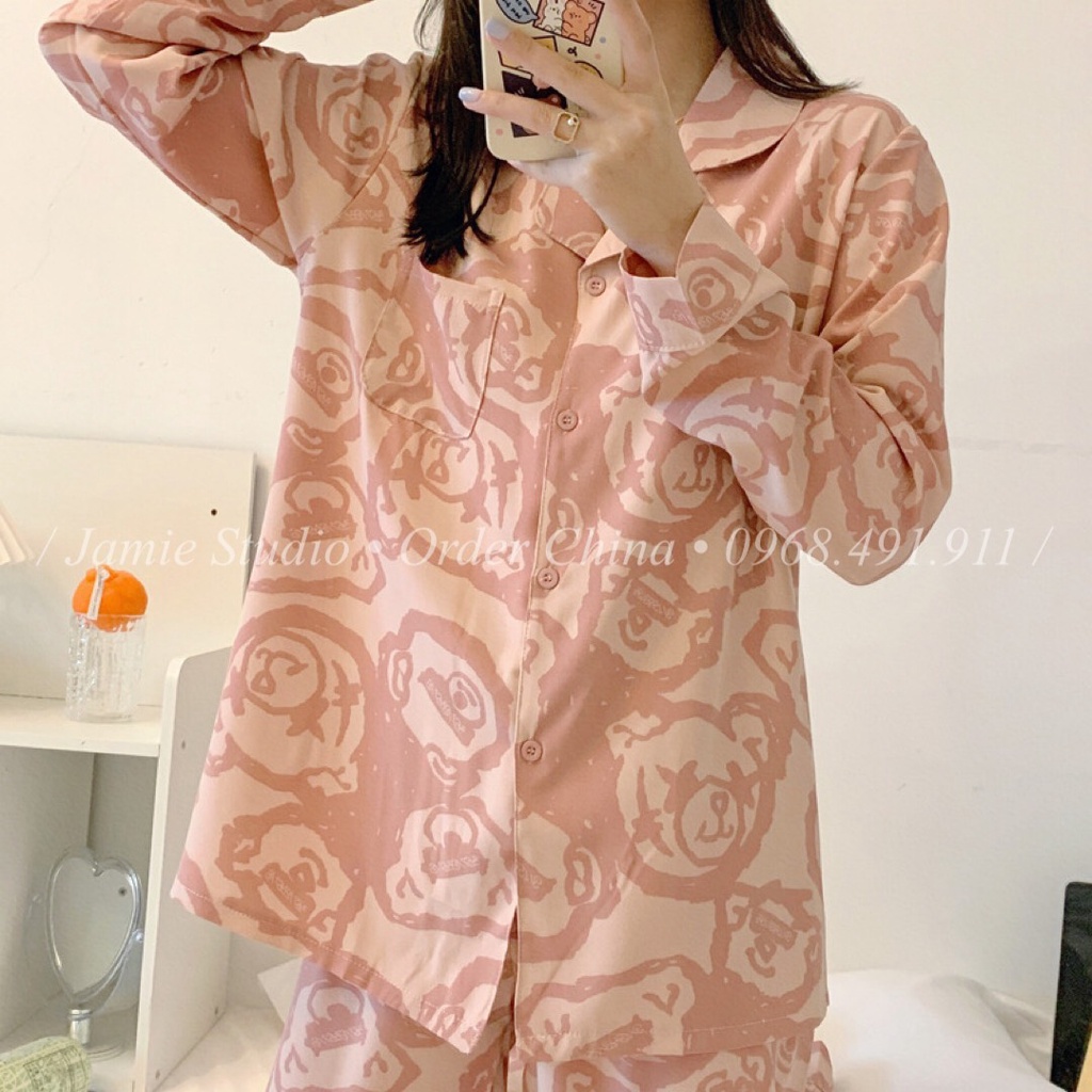 [HÀNG CHẤT] Bộ ngủ pijama dài tay cotton 100% hàng đẹp không bai xù mẫu mới nhất 2021 | BigBuy360 - bigbuy360.vn
