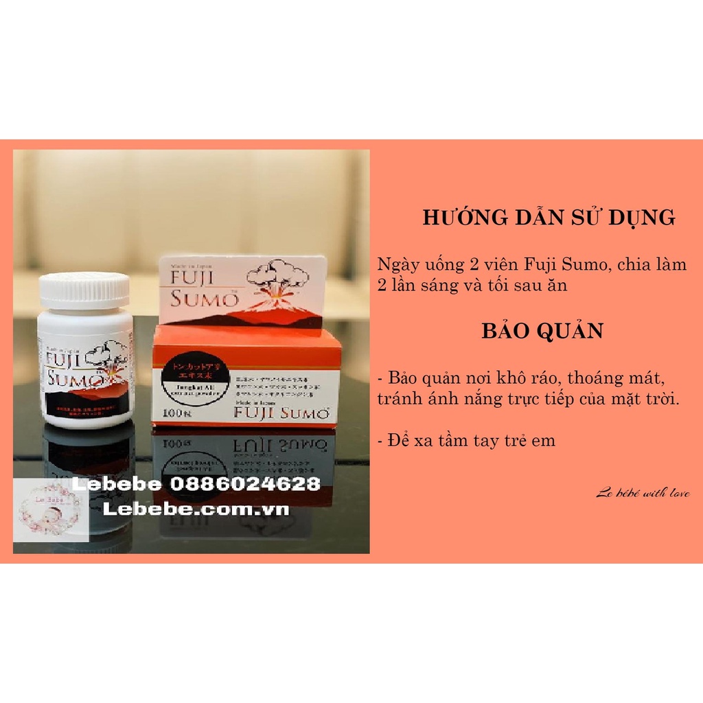 Viên uống Fuji Sumo Nhật Bản (100 viên)