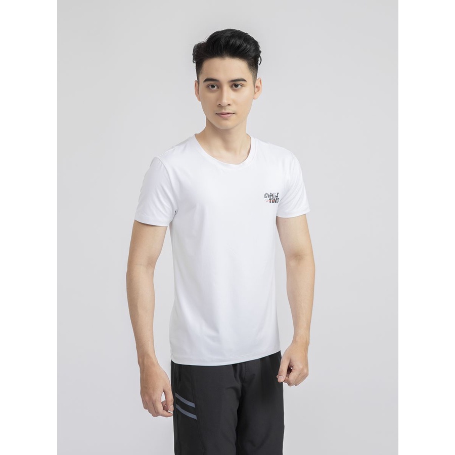 Áo phông nam Aristino  dáng slimfit cổ tròn vải thoáng mát co giãn nhẹ bền màu ATS016S1