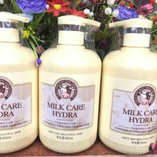 SỮA TẮM Con Bò MILK CARE HYDRA 800ML