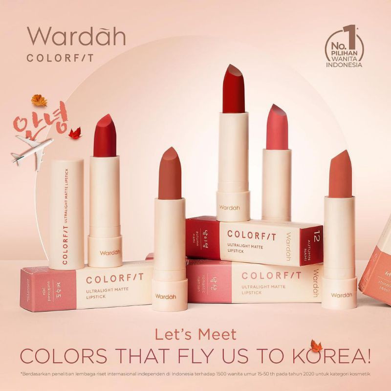 (Hàng Mới Về) Son Lì Siêu Nhẹ Phiên Bản Hàn Quốc Phiên Bản Giới Hạn Wardah | BigBuy360 - bigbuy360.vn
