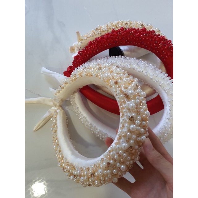 Mấn cô dâu đính ngọc sang trọng,nổi bật