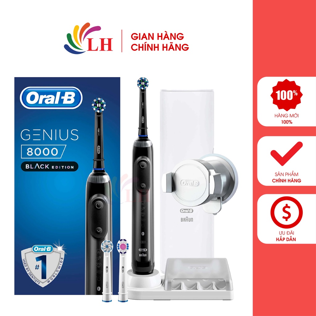 Bàn chải điện Oral-B Genius 8000 - Hàng nhập khẩu