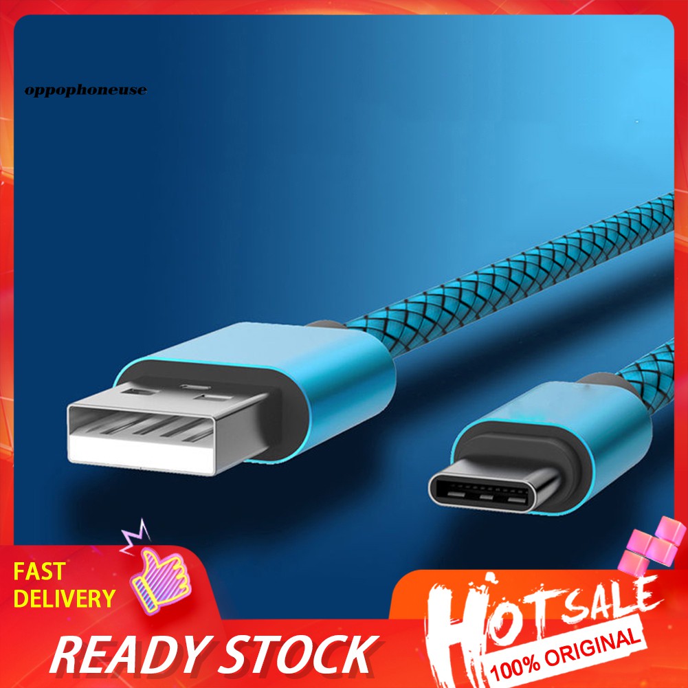 【OPHE】1/2/3m Fast Data Charger Type C USB Charging Cable for Samsung Galaxy S8 A5 A7