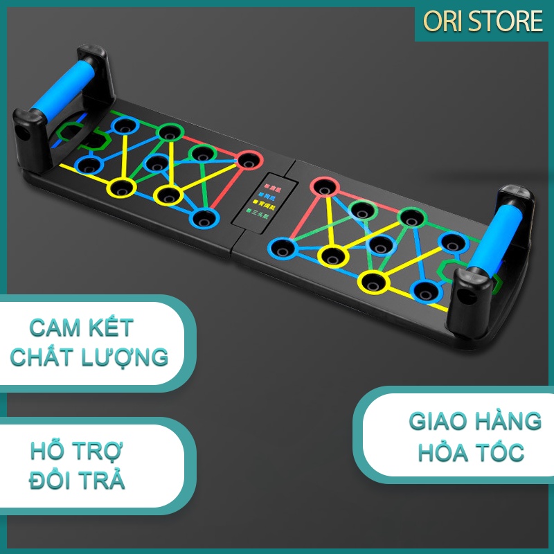 Dụng Cụ Hít Đất Đa Năng, Bộ Dụng Cụ Tập Hít Đất Chống Đẩy Tập GymTại Nhà Cao Cấp Có Kẻ Vạch Hướng Dẫn