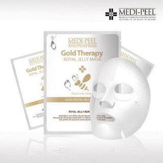 MẶT NẠ GIẤY CHIẾT XUẤT VÀNG & SỮA ONG CHÚA MEDI-PEEL GOLD THERAPY ROYAL JELLY MASK