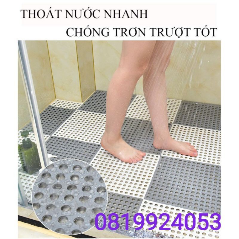 [FREE SHIP ] Thảm nhựa lỗ kháng  khuẩn thảm nhà tắm chống trơn,trượt