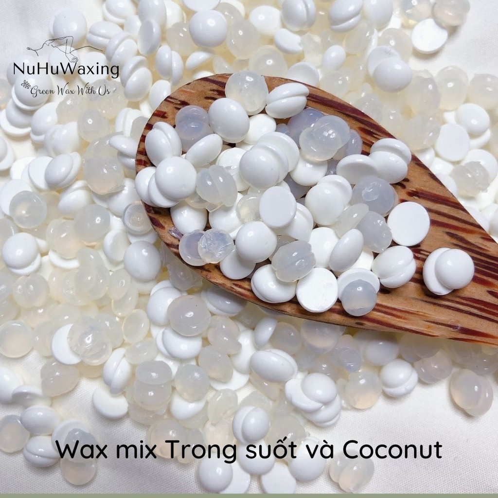 Sáp wax bean cao cấp SIÊU BÁM LÔNG, wax dẻo, thơm ( trong suốt và coconut) đi sạch cả râu nam ngắn, cứng