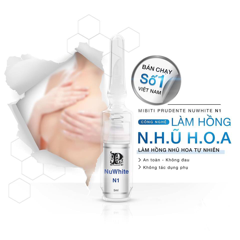 Kem Hồng Nhũ Hoa Nuwhite N1 Mibiti Prudente, Kem Làm Hồng Ti N1 Nuwhite Chính Hãng Ngừa Thâm Cải Thiện Sắc Tố Da 5ml | BigBuy360 - bigbuy360.vn