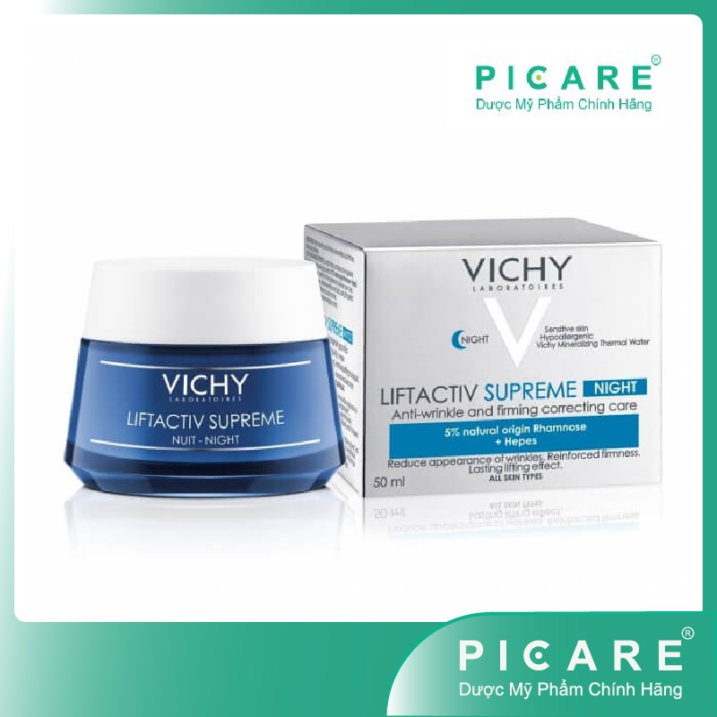 Kem dưỡng chống lão hóa, săn chắc da ban đêm Vichy Liftactiv Supreme Night Cream 50ml