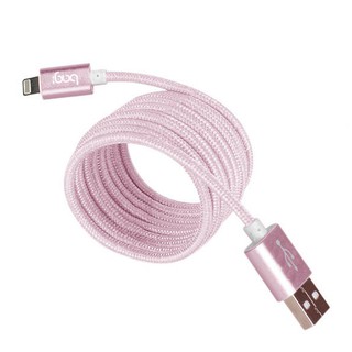Cáp sạc nhanh bện dù Lightning Bagi 1m IS100