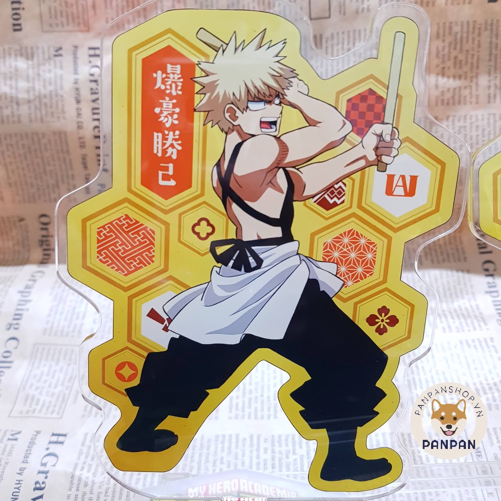 Mô Hình Standee Anime Học Viện Siêu Anh Hùng Lễ Hội - My Hero Academia (15cm) Bakugo Izuku Shoto