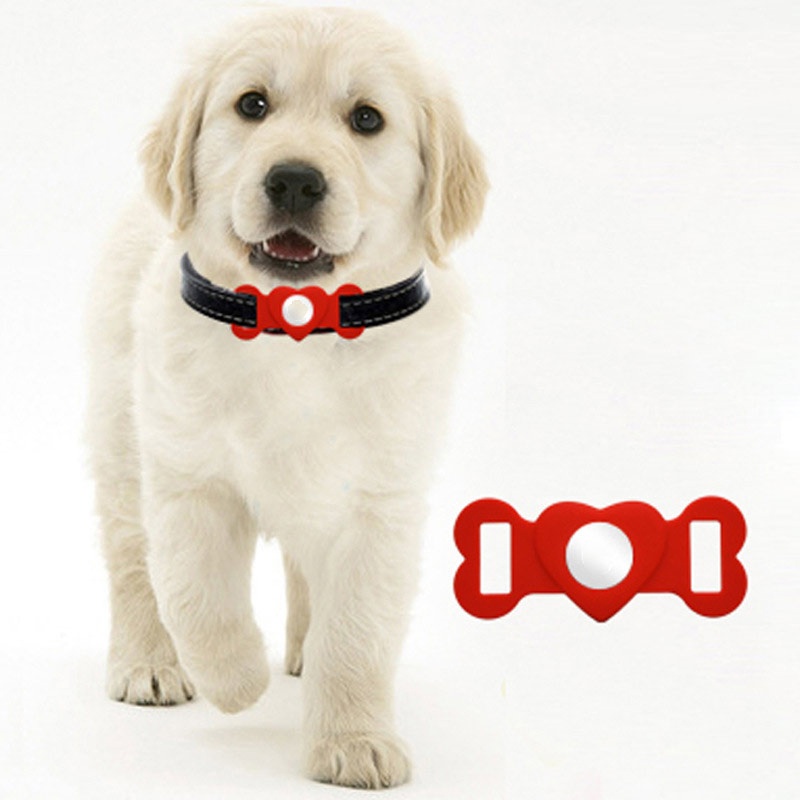 Vỏ Bảo Vệ Bằng Silicon Có Dây Đeo Cổ Cho Thú Cưng Airtag