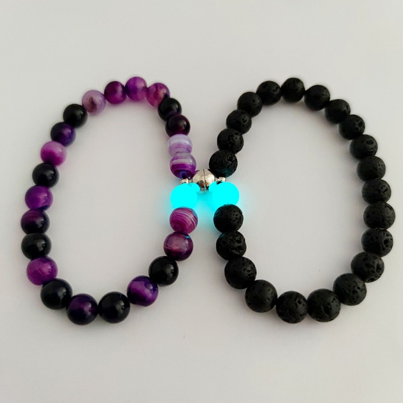 Vòng Tay Đá Tự Nhiên May Mắn Phát Quang