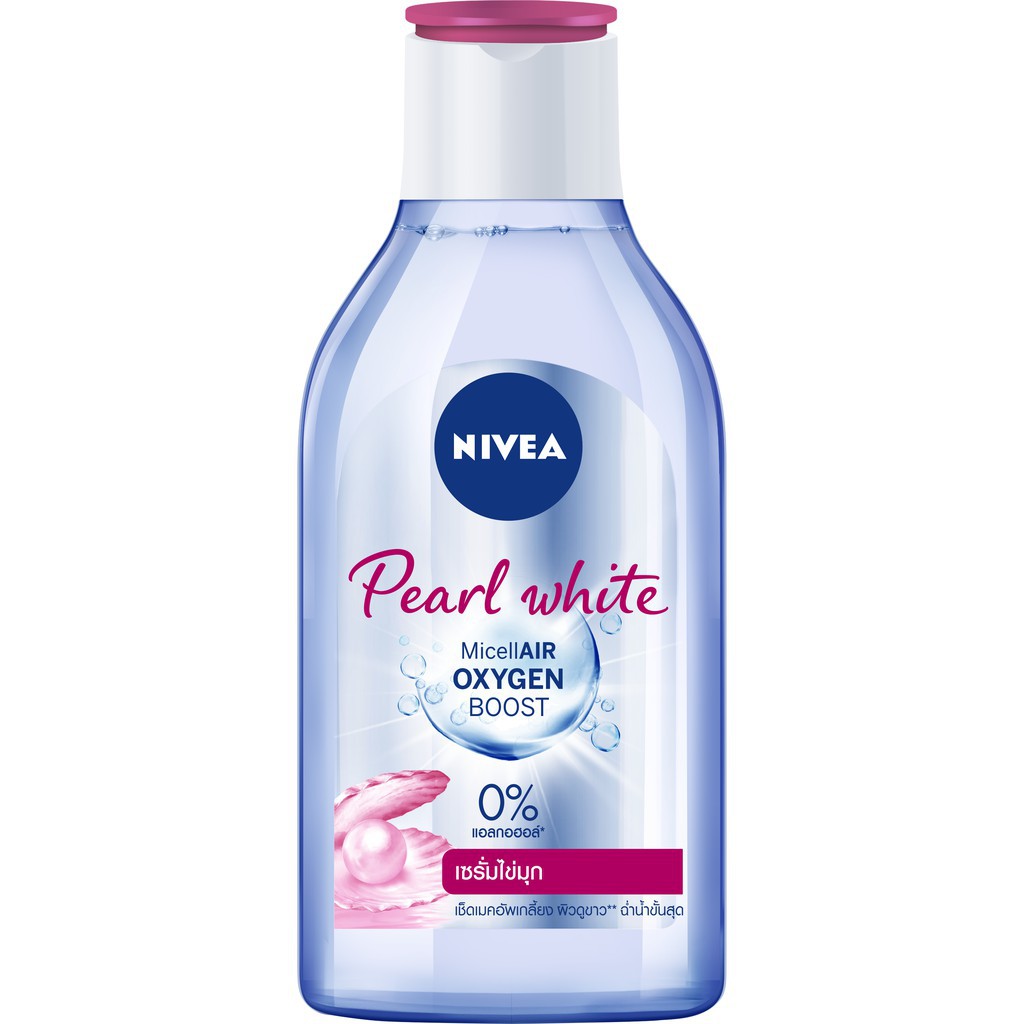 [Mã COSGLORIAT4 -8% đơn 250K] Nước Tẩy Trang NIVEA Làm Sáng Da Pearl White Micellar Water 400ml - 84912