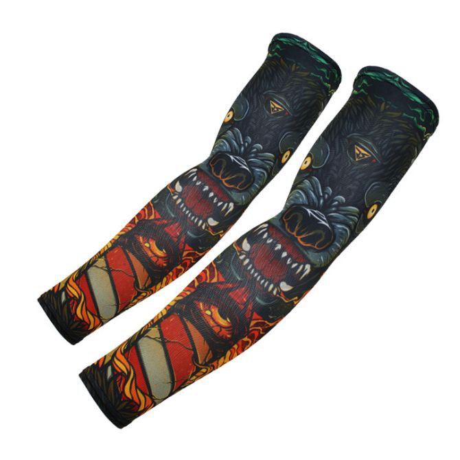 Bao tay chống nắng giả săm tattoo - Rẻ Vô Địch -siêu dày