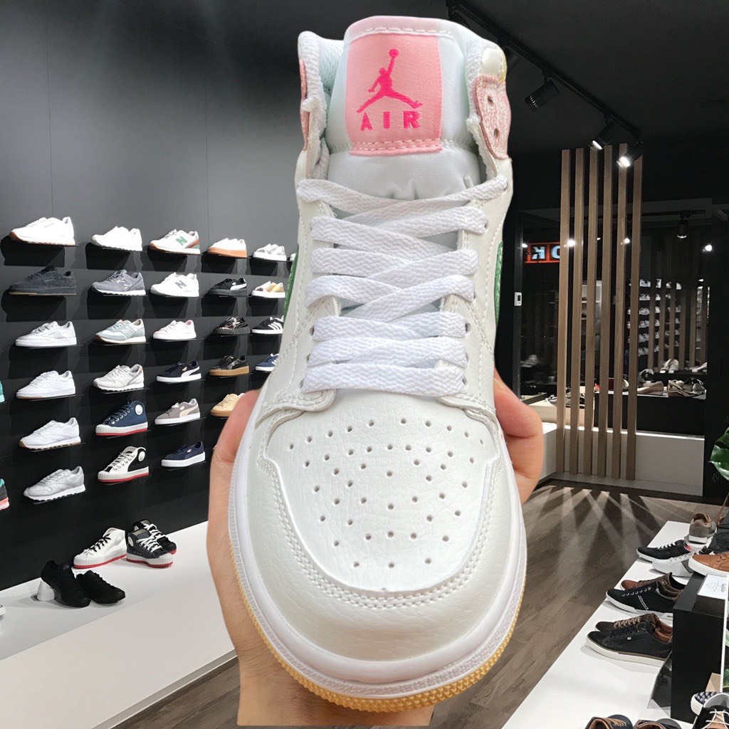 Giày thể thao AF1 Shadow Hồng Hồng Cổ cao , Air Jordan 1 JD 1 Low Hồng Full Box Full Bill 1.1 | BigBuy360 - bigbuy360.vn