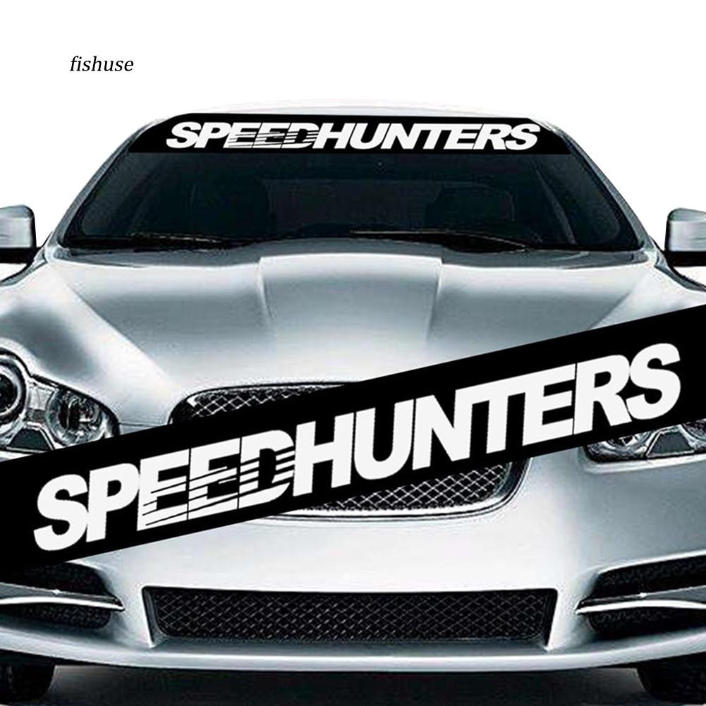 Giấy Dán Kính Chắn Gió Xe Hơi In Chữ Speedhunters Cá Tính