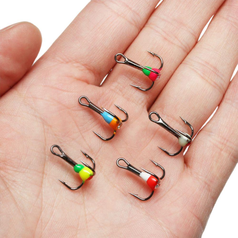 Set 5 Lưỡi Câu Cá Bằng Thép Carbon Cao Cấp