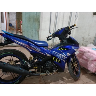 tem exciter 150 xanh đen y15zr crom