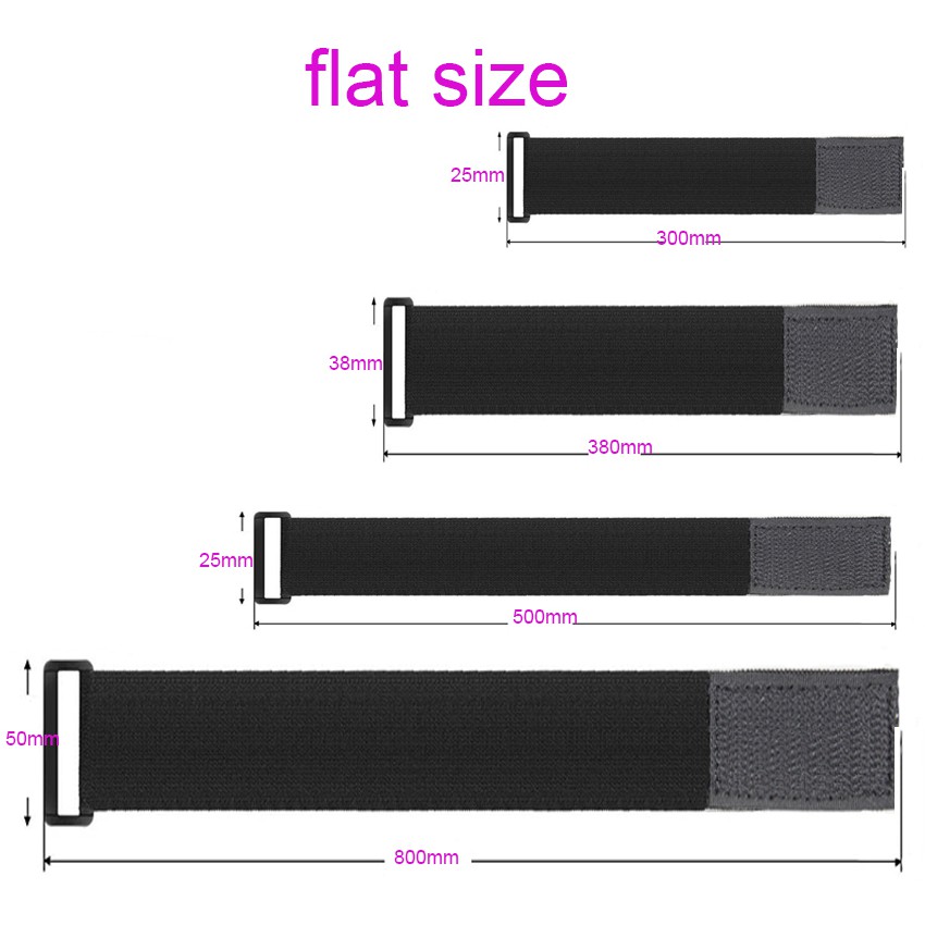 Dây Khóa Dán Cố Định Dây Cáp Bằng Nylon Đàn Hồi Có Thể Tái Sử Dụng Tiện Lợi
