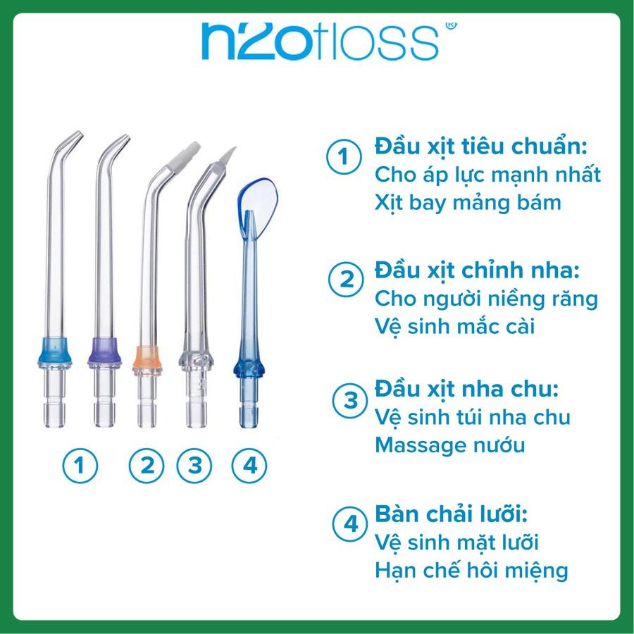 [Công Nghệ Chống Nước IPX7] Máy Tăm Nước Cầm Tay Cao Cấp H2OFLOSS HF-6P | Hàng Chính Hãng - Bảo Hành 12 Tháng