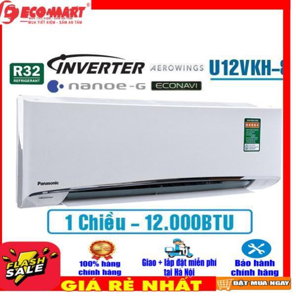 Điều hòa Panasonic 12000 1 chiều Inverter R32 Cao cấp CU/CS-U12VKH-8