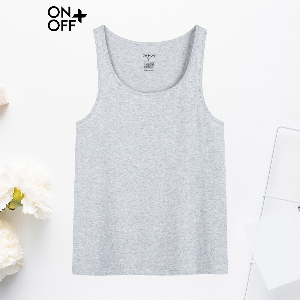 Áo thun tanktop nữ ONOFF mềm nhẹ, chống nhăn - 16IA22S020