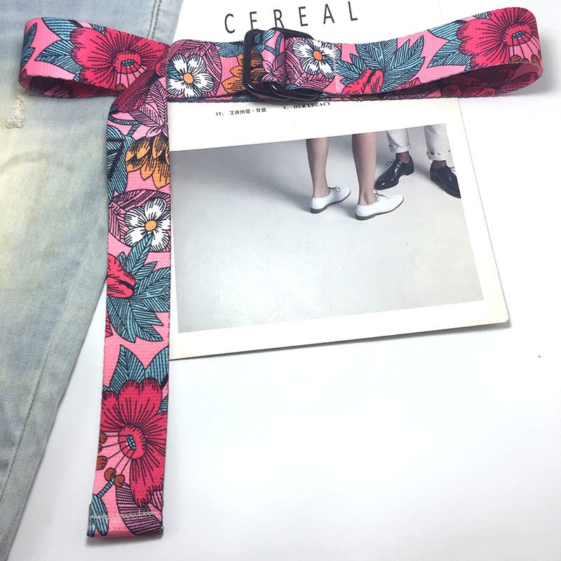 Thắt Lưng canvas 2 Vòng Thiết Kế Thời Trang Dành Cho Cả Nam Và Nữ