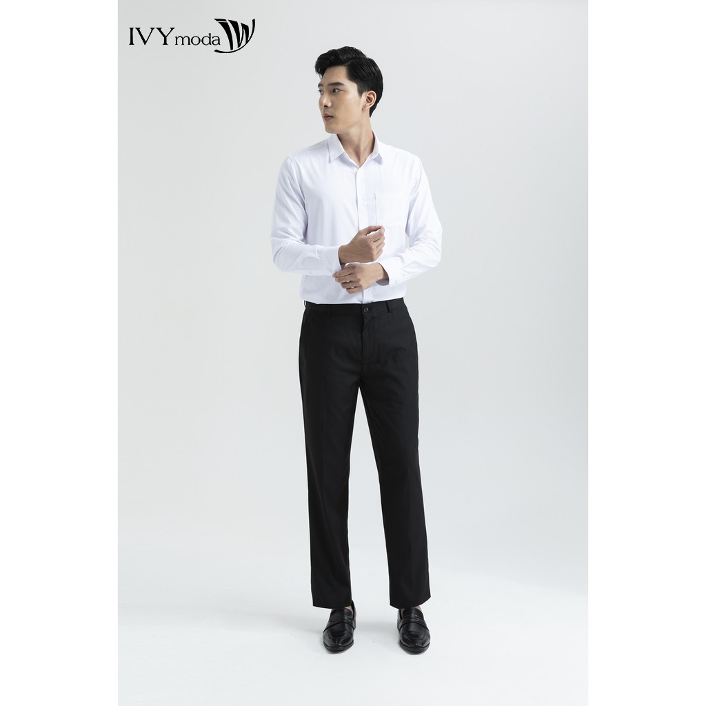 [NHẬP WABRTL5 GIẢM 10% TỐI ĐA 50K ĐH 250K ]Quần dài nam dáng Regular IVY moda MS 22E2711