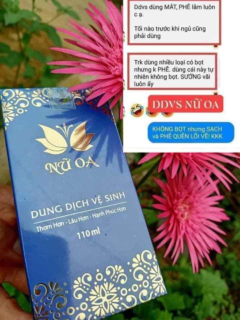 DUNG DỊCH VỆ SINH NỮ OA dành cho cả NAM &amp; NỮ được chiết xuất 100% từ thảo dược thiên nhiên, KHÔNG BỌT,