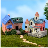 ❤❤Lâu Đài Mini Xinh Xắn❤❤ Phụ Kiện Trang Trí Tiểu Cảnh Sen Đá, Terrarium, Decord Mô Hình, Nhà Búp Bê