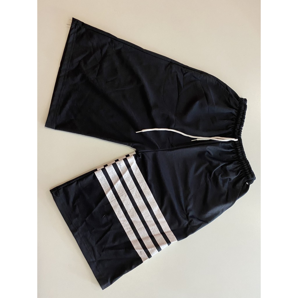 [HangF2] Quần Short/sooc Nam Nữ QS-12 Outfits Unisex Ống Rộng ,Sọc Ngang Thời Trang LEAFA Phong Cách Hàn Quốc | BigBuy360 - bigbuy360.vn