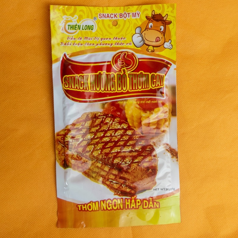 5 gói Snack bò miếng thơm cay 30g