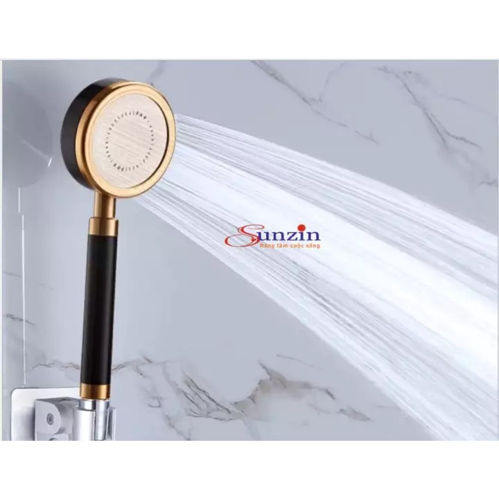 Tay sen tắm tăng áp hợp kim nhôm (đen vàng) - HV Store SZ666