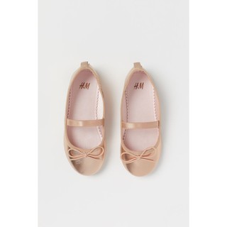 Giày búp bê vàng nhũ HM H&M _ hàng chính hãng authentic
