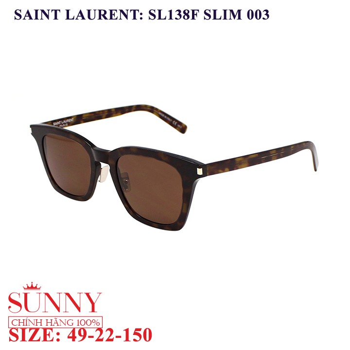 Kính mát Saint Laurent SL138FSLIM chính hãng, sp bảo hành trên toàn quốc