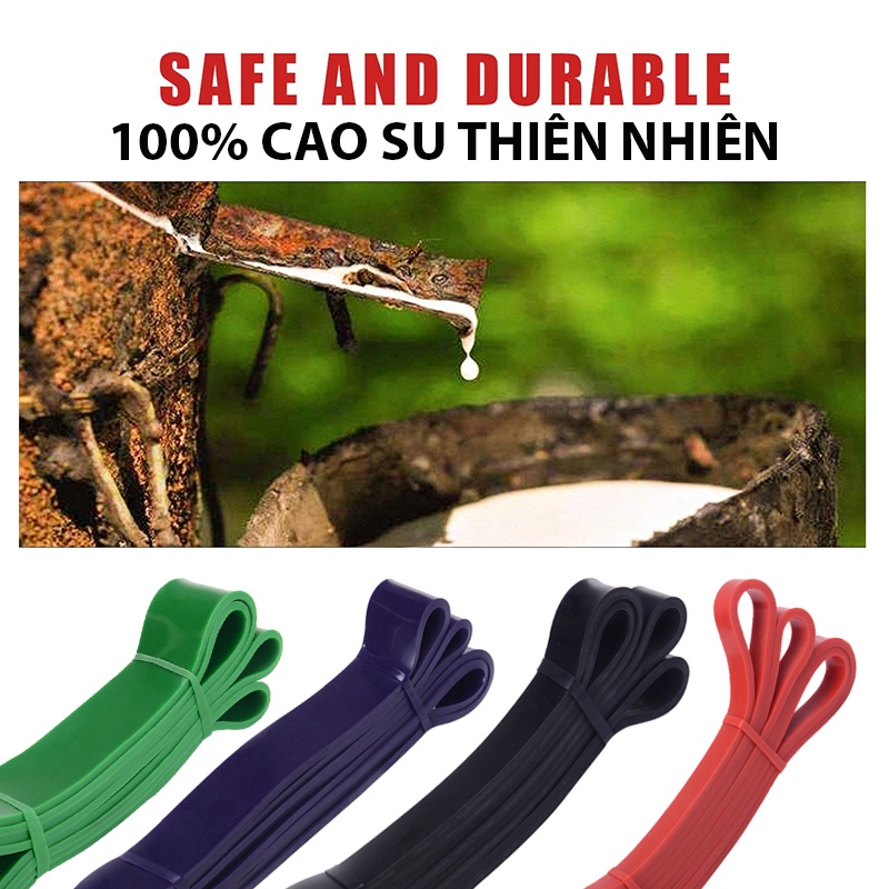 Dây kháng lực Power Band tập Gym mông toàn thân tại nhà hỗ trợ lên xà HERIA HCM