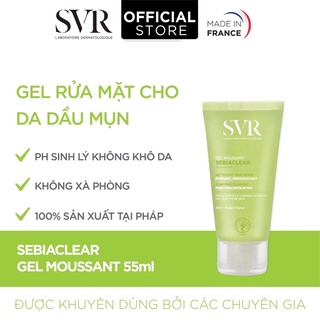 Sữa rửa mặt SVR Sebiaclear moussant gel [Nhà thuốc Hoàng Uyên]
