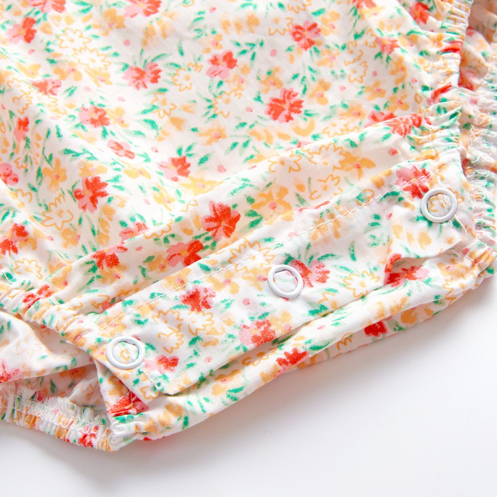 Áo Liền Quần Sanlutoz Vải Hoa Thời Trang Bé Gái