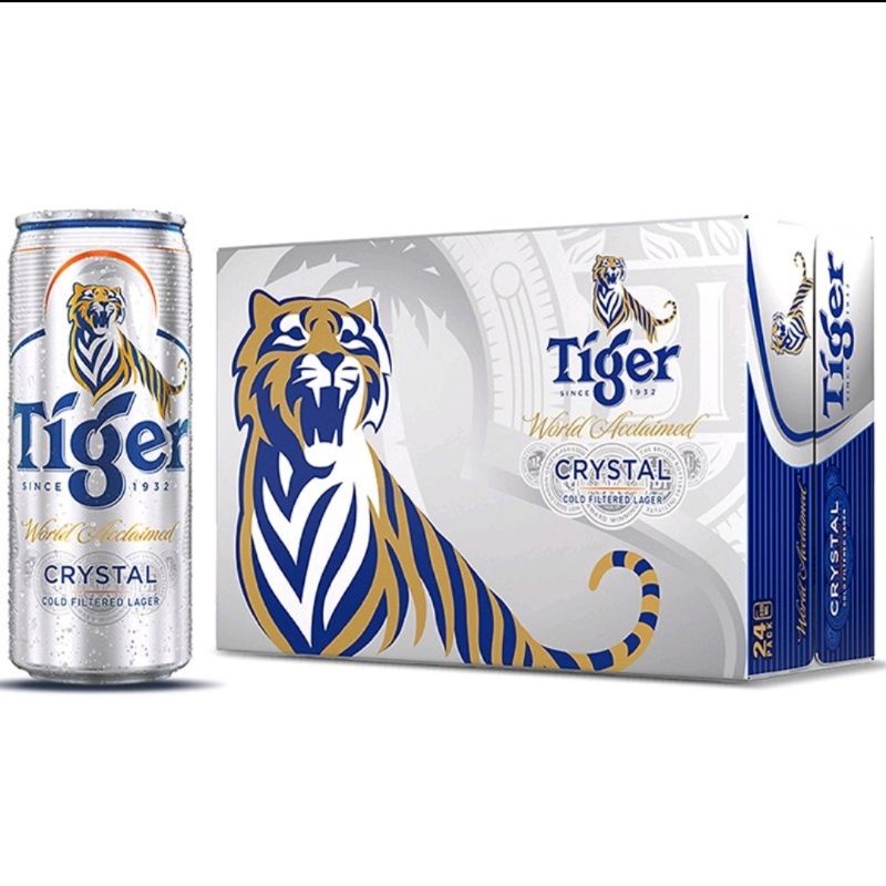 Bia Tiger Crystal lon 330ml