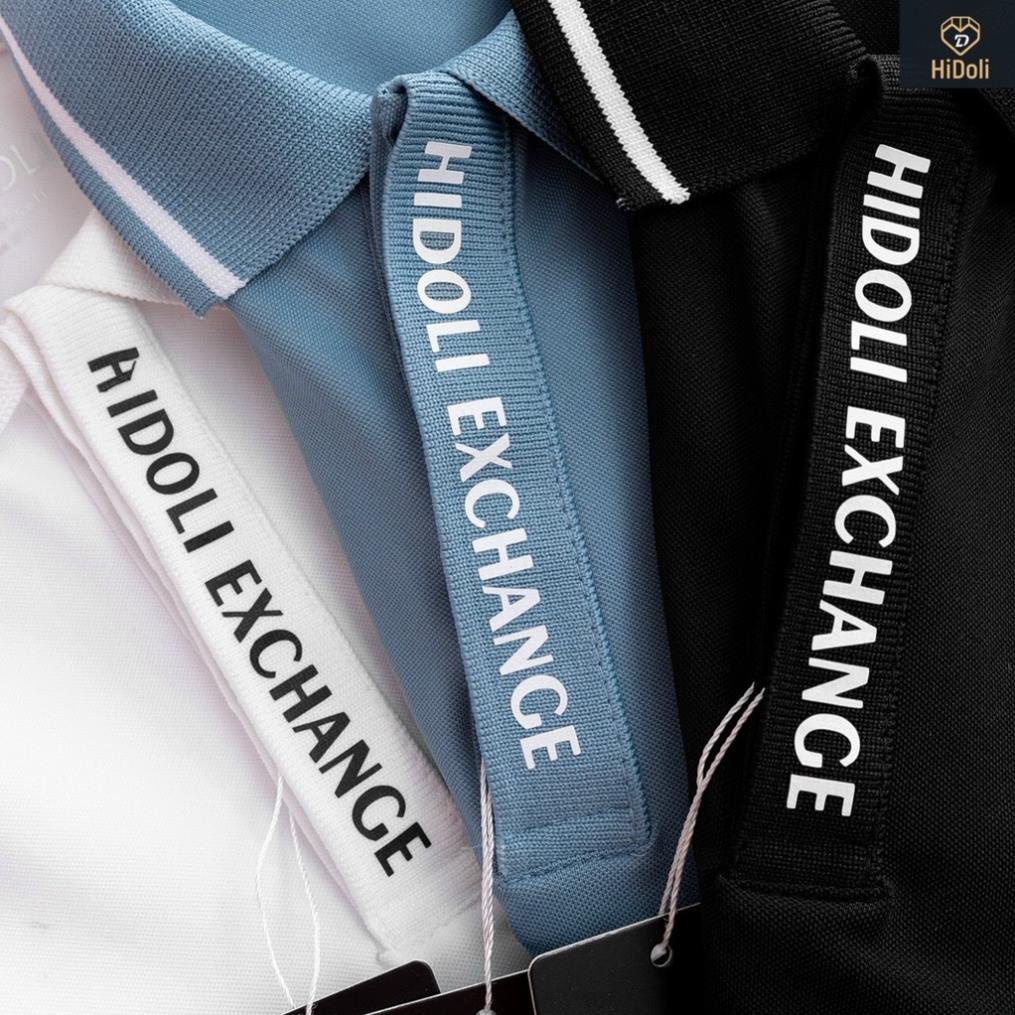 Áo Polo Nam Hidoli Exchance phối viền 100% Cotton cao cấp co giãn chất siêu mát PL08