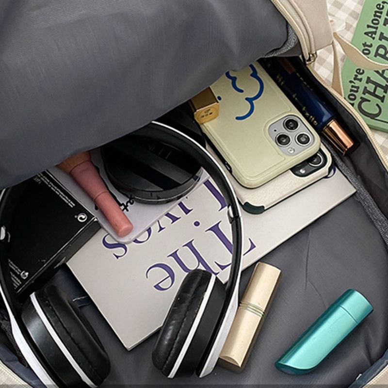 Ba Lô Đi Học / Du Lịch / Đựng Laptop Bằng Nylon Dễ Thương