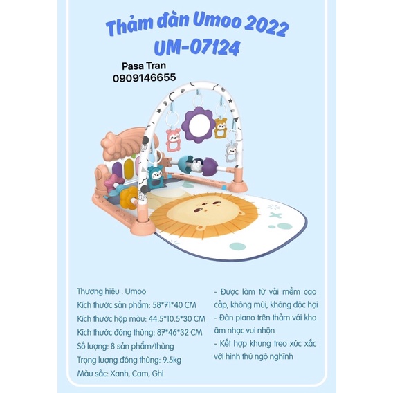Thảm đàn piano Umoo