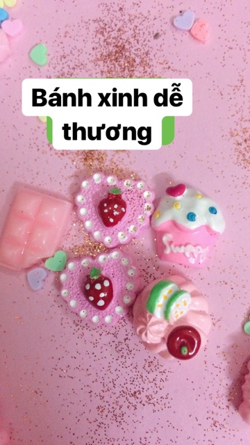 Charm siêu xinh màu hồng #teamhuong( một charm)