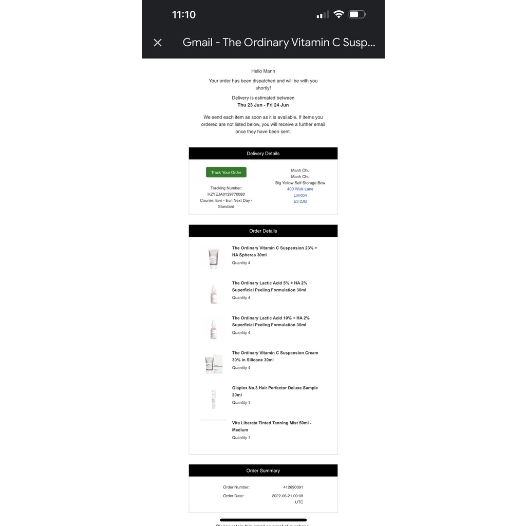 [TOP 1 SHOPEE] Tinh chất dưỡng sáng da, mờ thâm The Ordinary Vitamin C Suspension (Bill Anh)